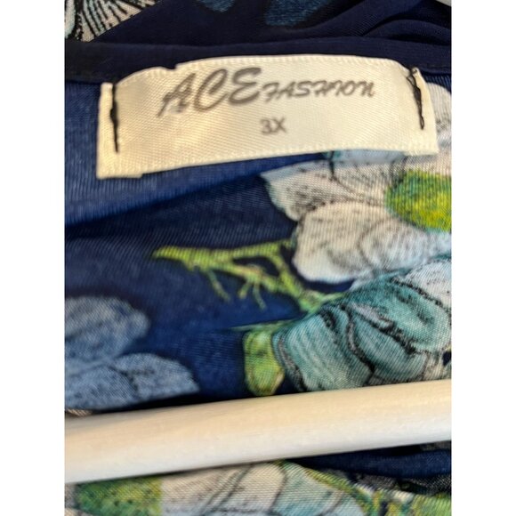 Ace Fashion Dress Womens Plus Size 3X Sundress Maxi Long Floral Work Casual Boho - Picture 9 of 14